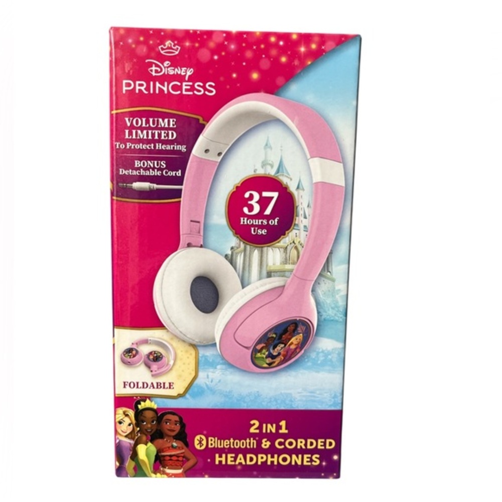 Disney Princess Pink Bluetooth Headphones
